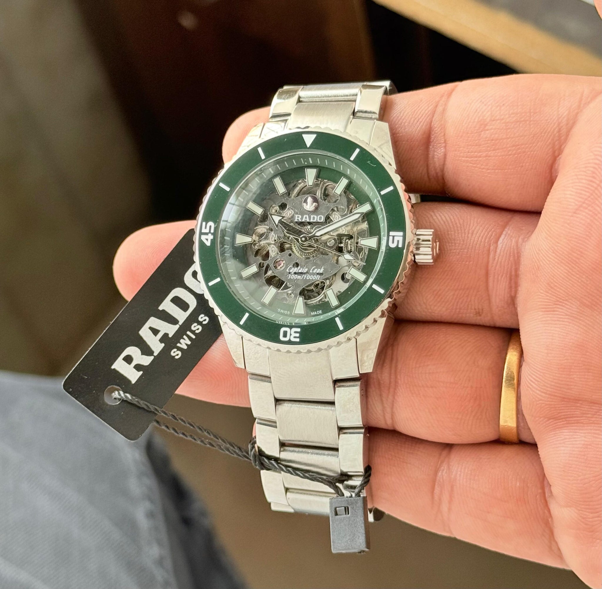 Rado Captain Cook Green Skeleton Dial Automatic