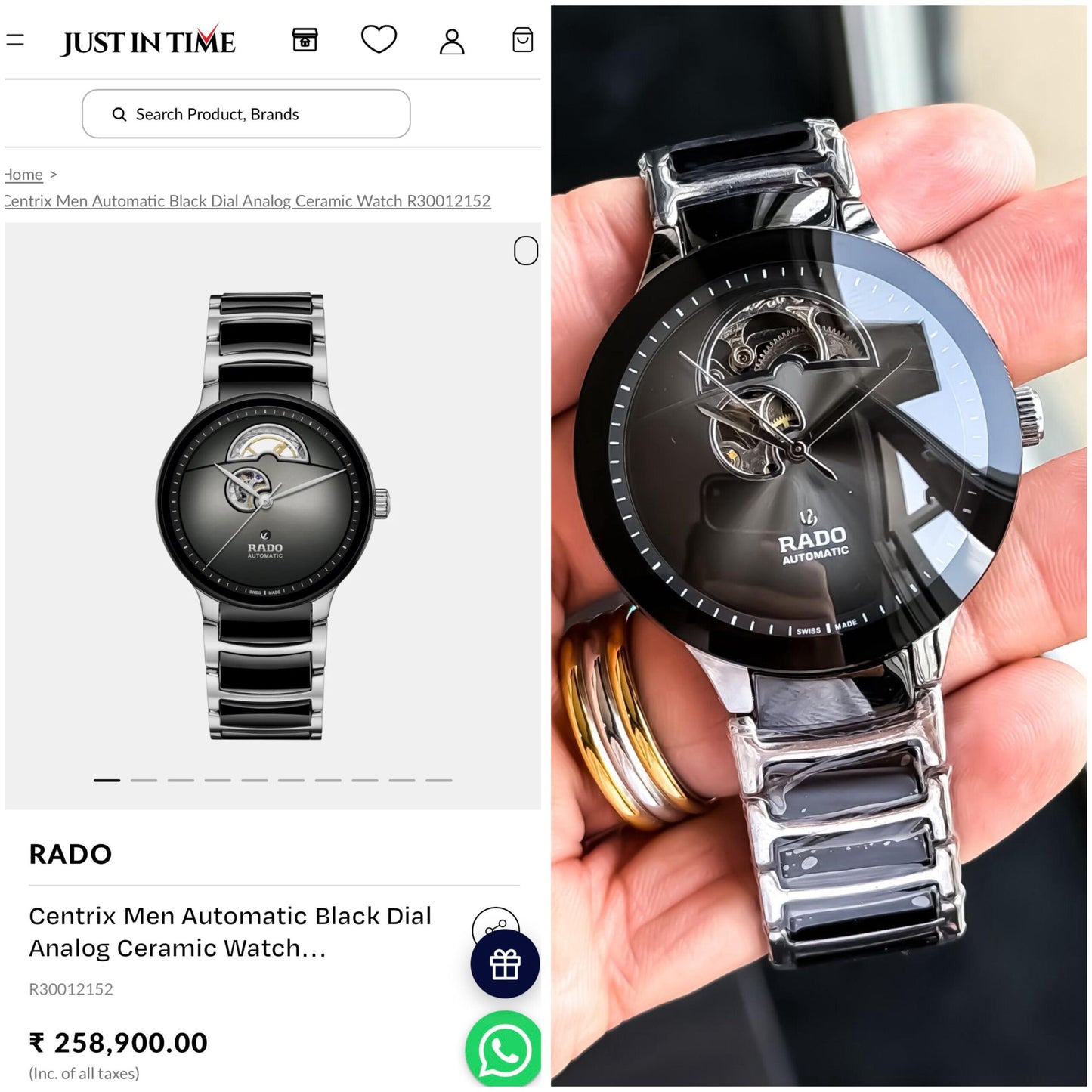 Rado Centrix Open Heart Jubilé Edition