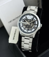 Armani Exchange White &amp; Blue Dial