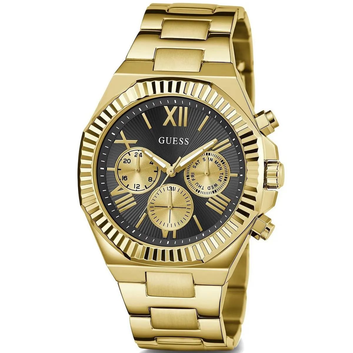 Guess Equity Black Analog Dial
