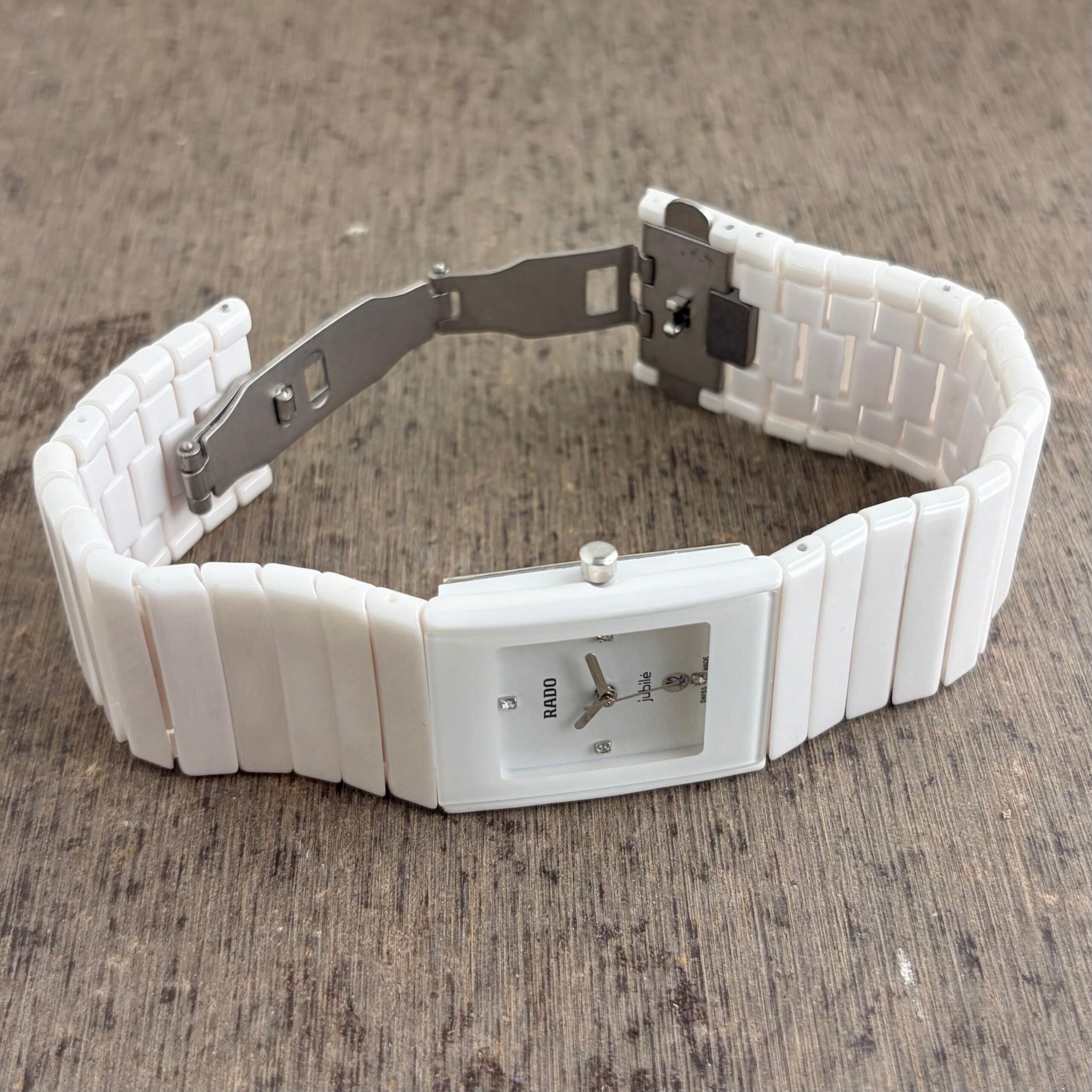 Rado Jubilee White Ceramic Quartz