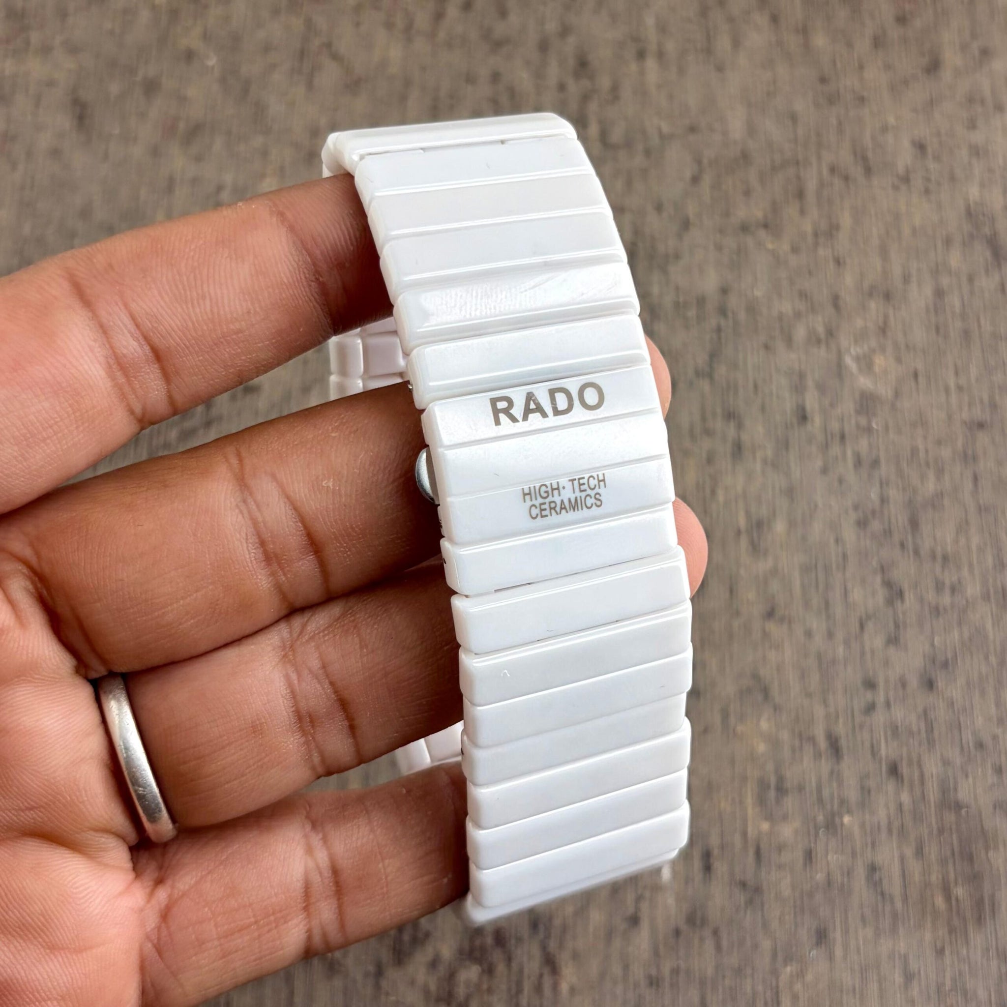 Rado Jubilee White Ceramic Quartz