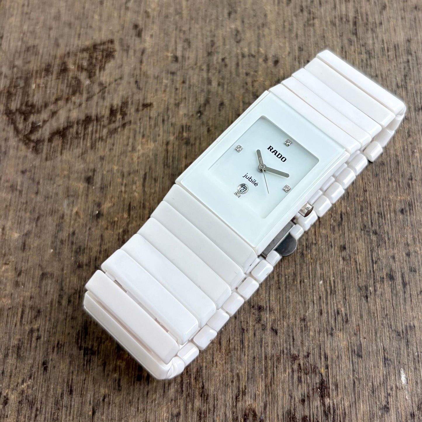 Rado Jubilee White Ceramic Quartz