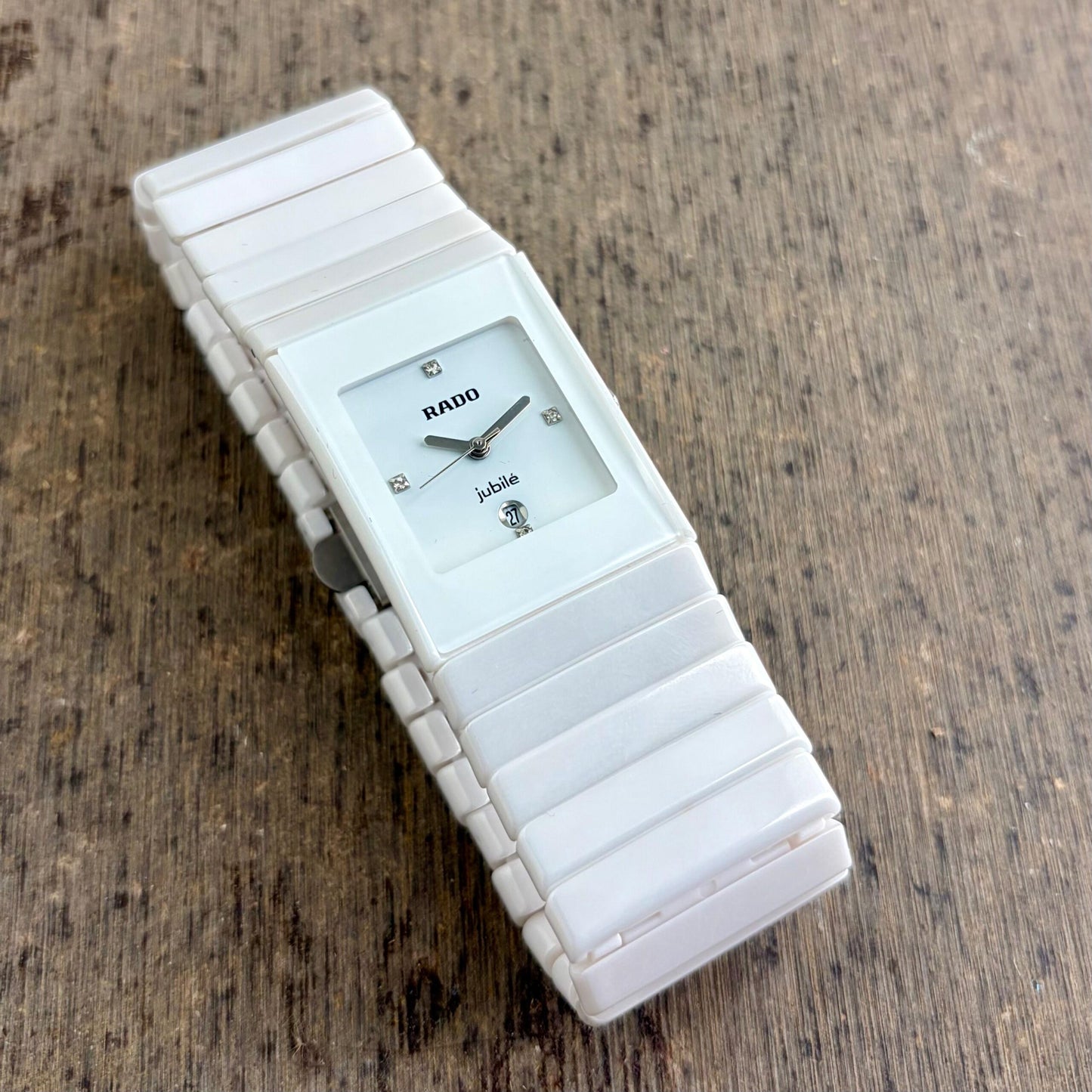 Rado Jubilee White Ceramic Quartz