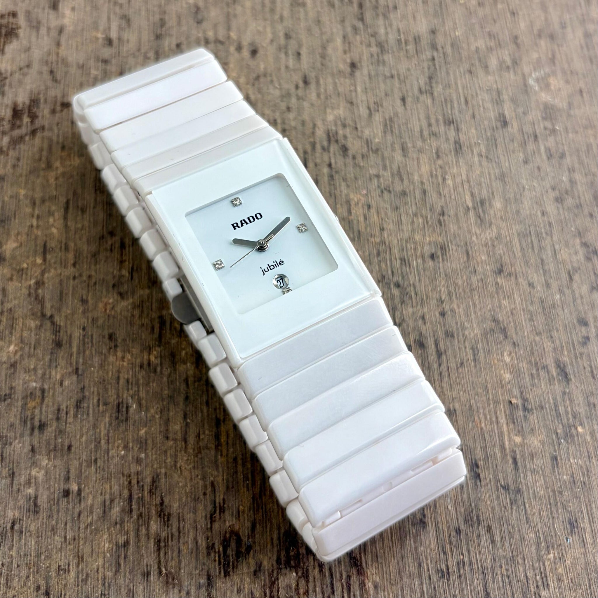 Rado Jubilee White Ceramic Quartz