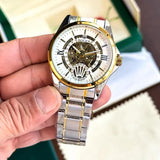 Rolex Automatic Open Heart White Dial