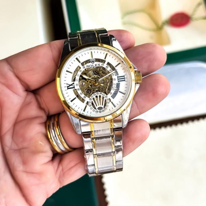 Rolex Automatic Open Heart White Dial