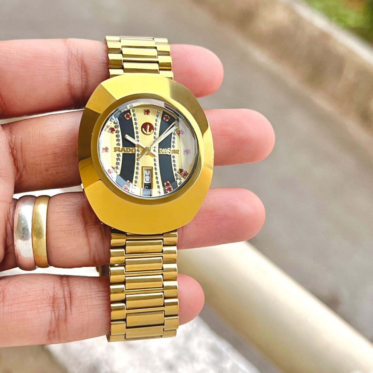 Rado Oval Golden Dial Automatic