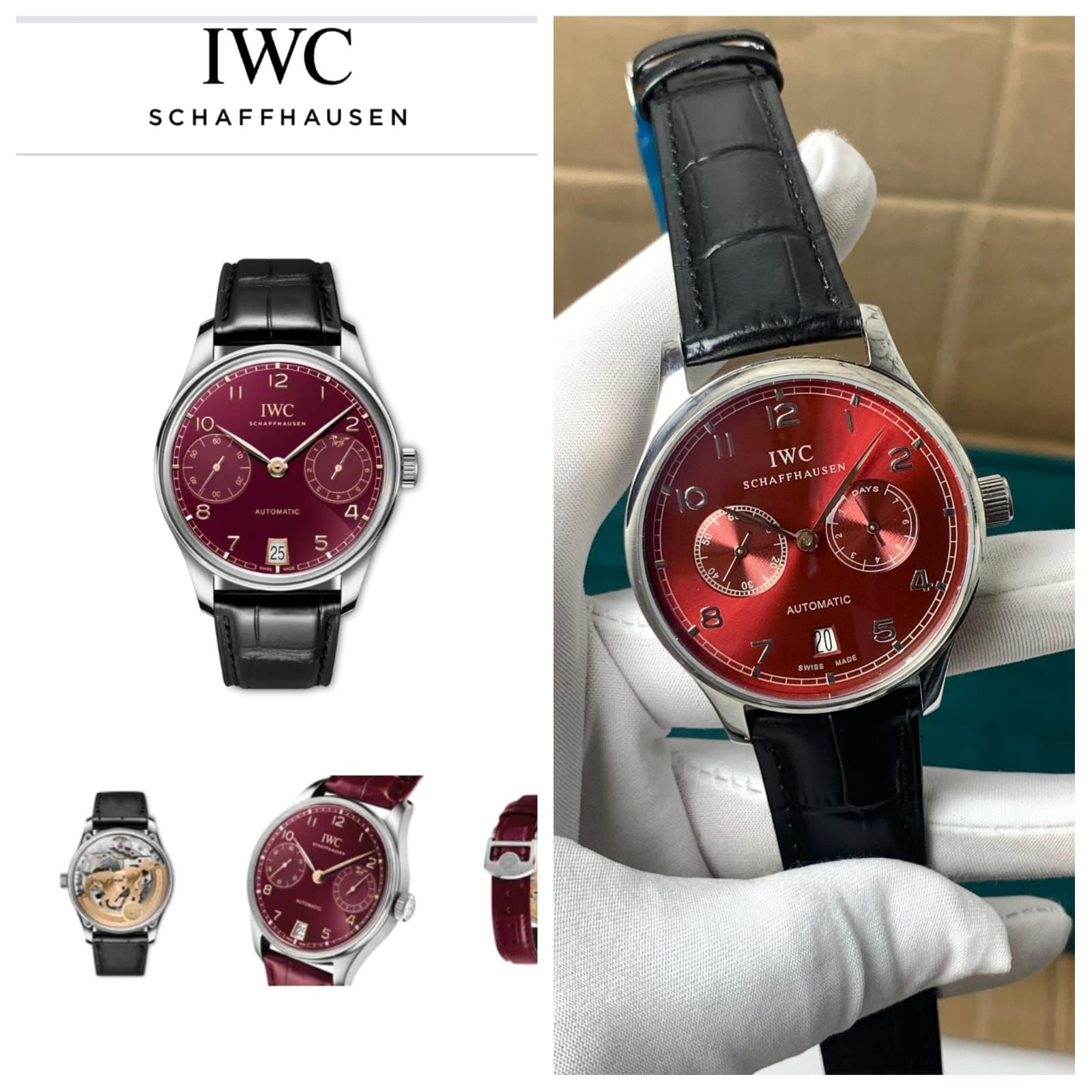IWC Schaffhausen Portugieser Red Dial