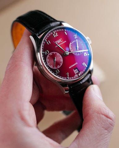 IWC Schaffhausen Portugieser Red Dial