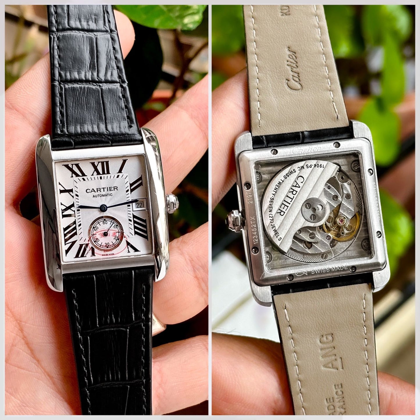 Cartier Rectangular Tank Automatic