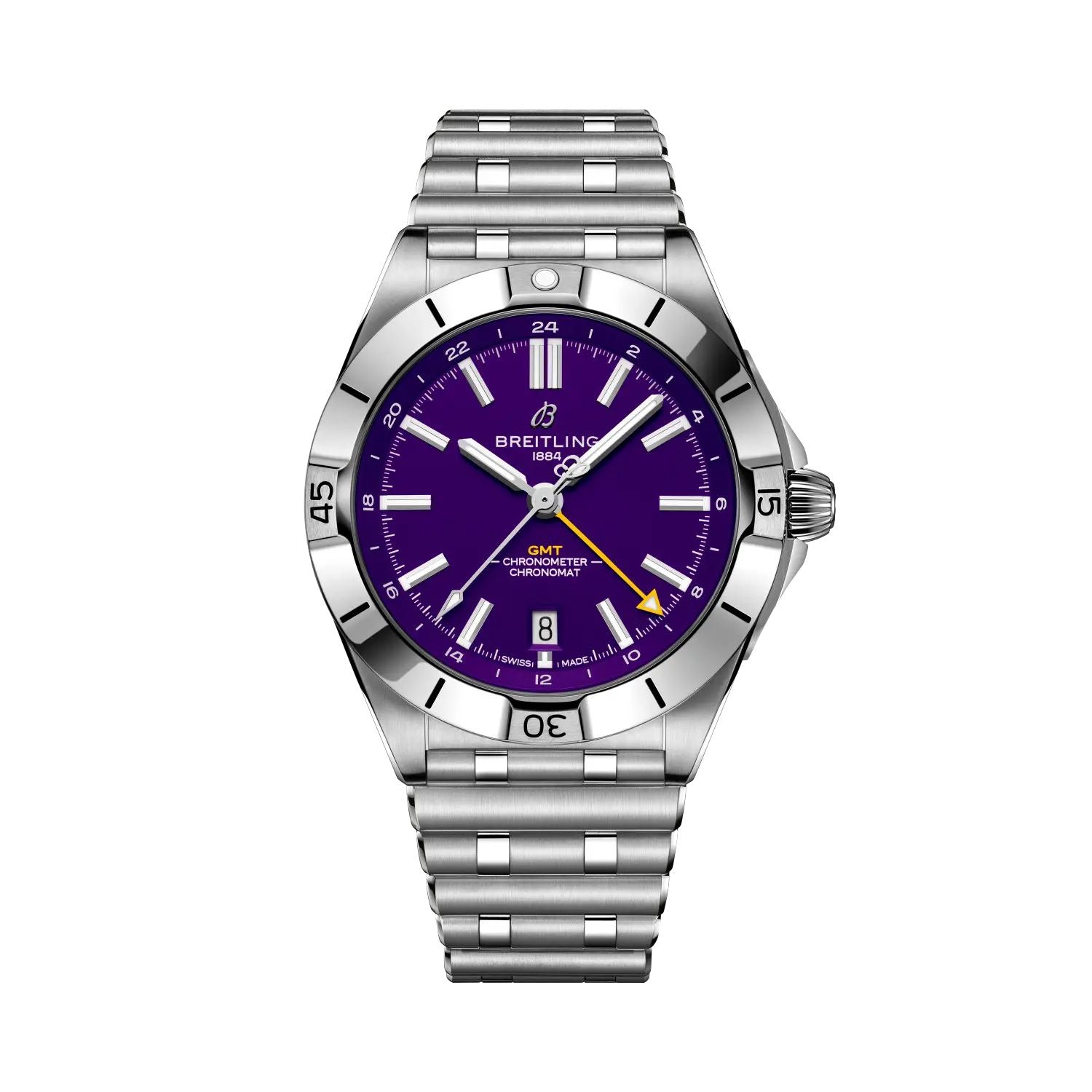 Breitling Chronomat Minnesota Purple Dial