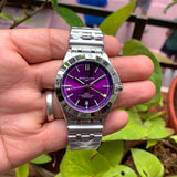 Breitling Chronomat Minnesota Purple Dial