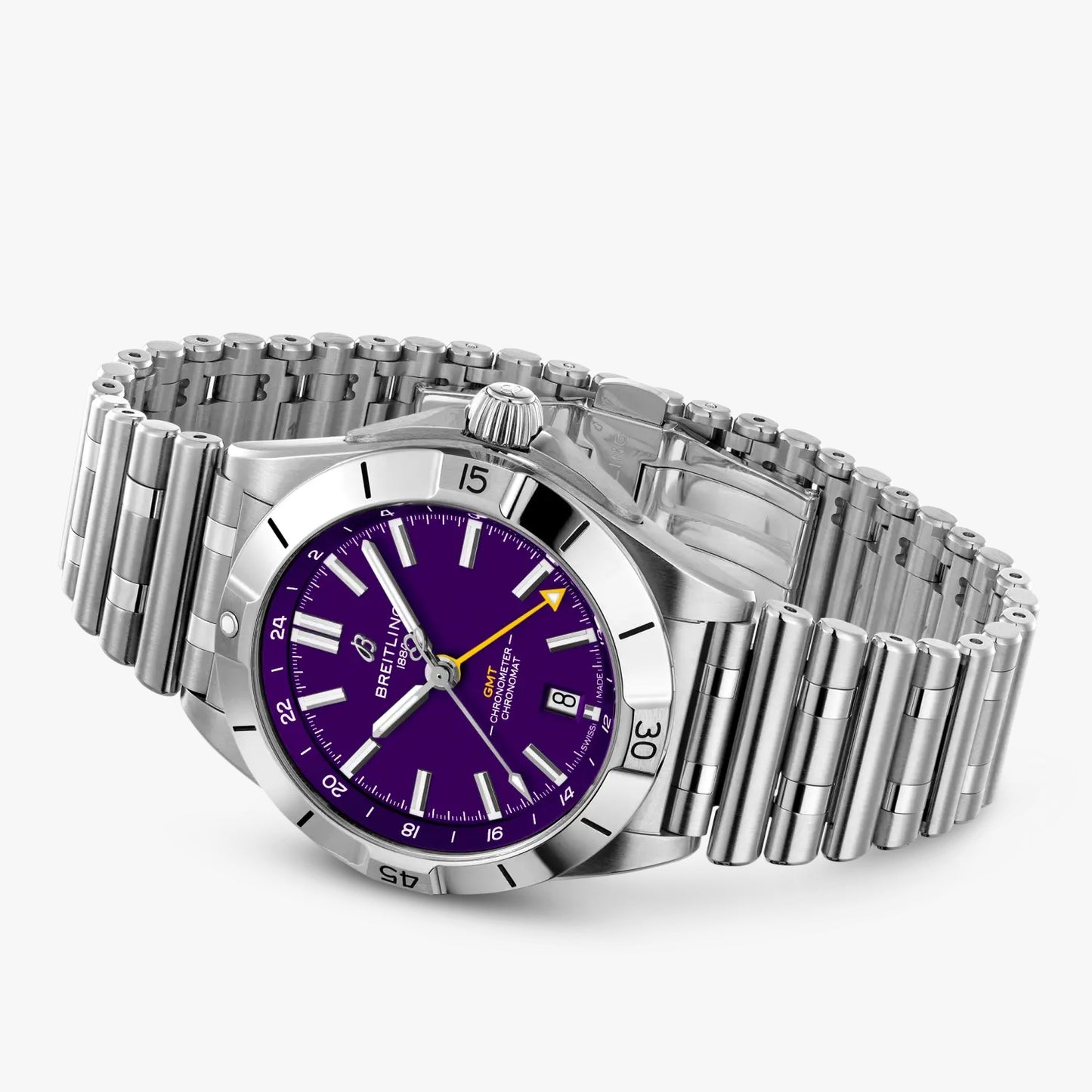 Breitling Chronomat Minnesota Purple Dial