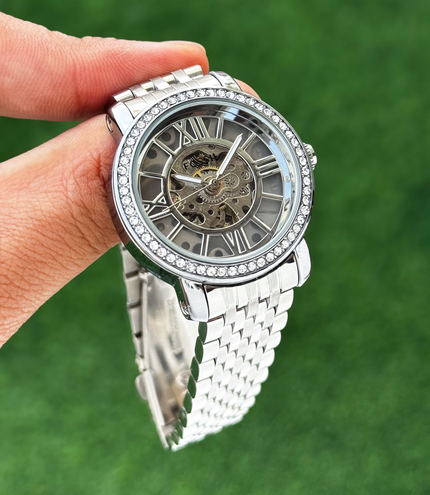 Fossil Silver-Tone Automatic