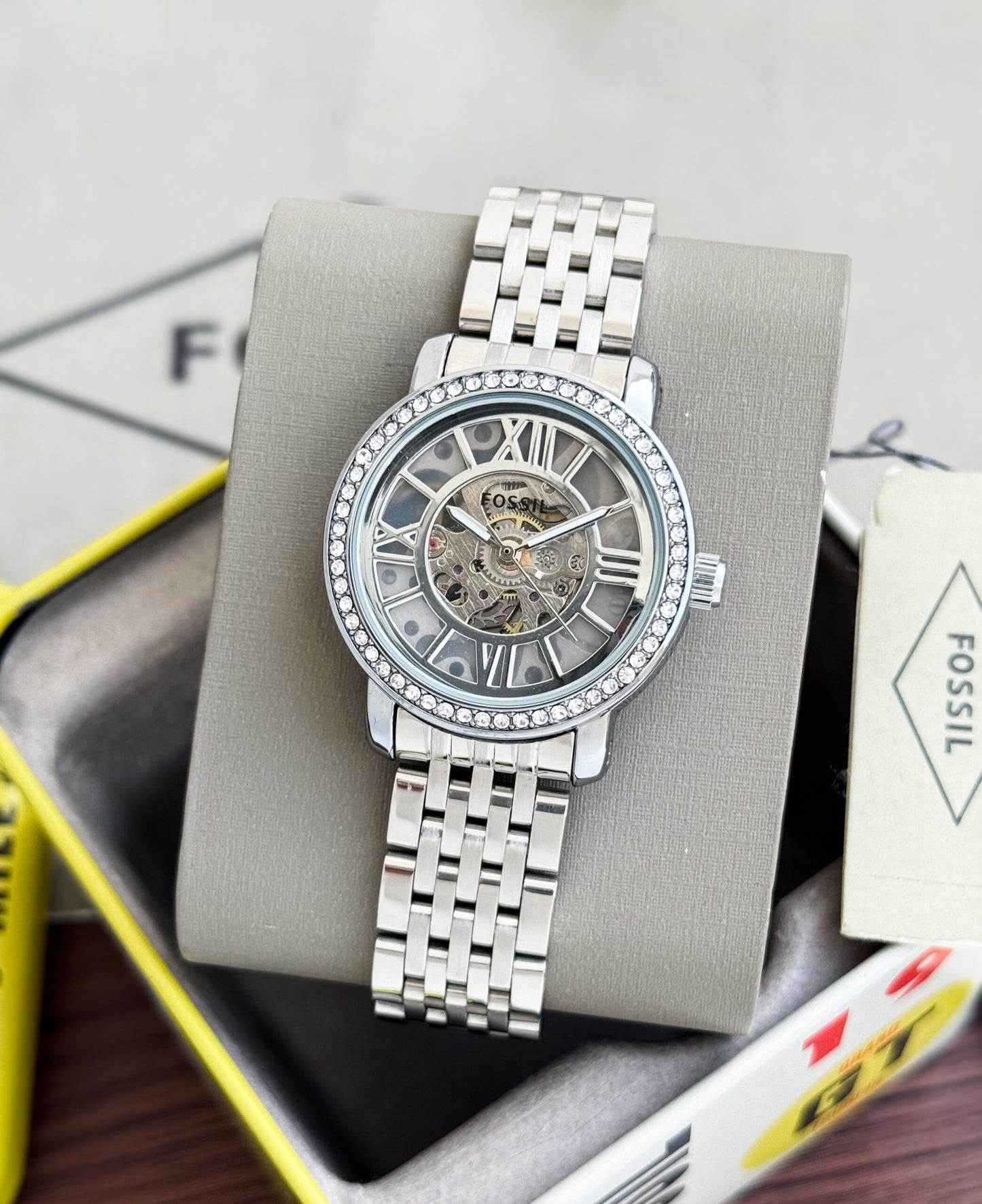 Fossil Silver-Tone Automatic