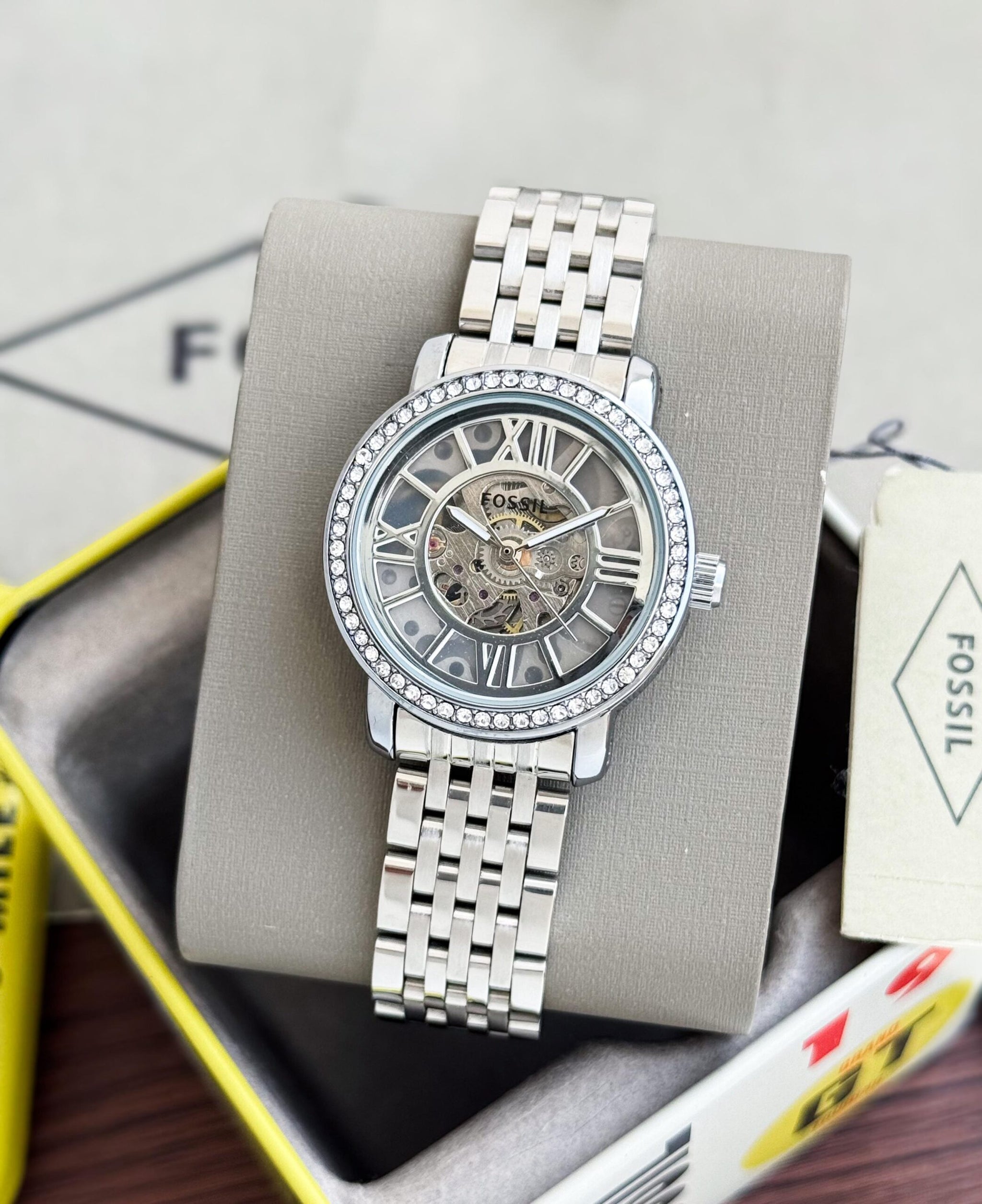 Fossil Silver-Tone Automatic