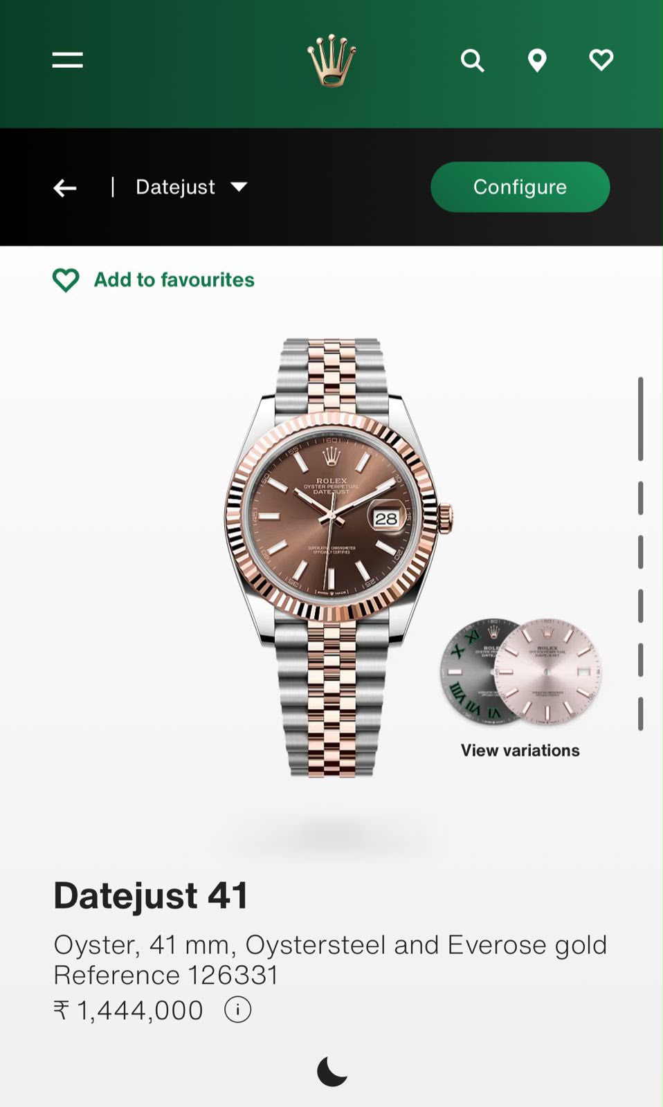Rolex Oyster Perpetual Wimbledon Automatic