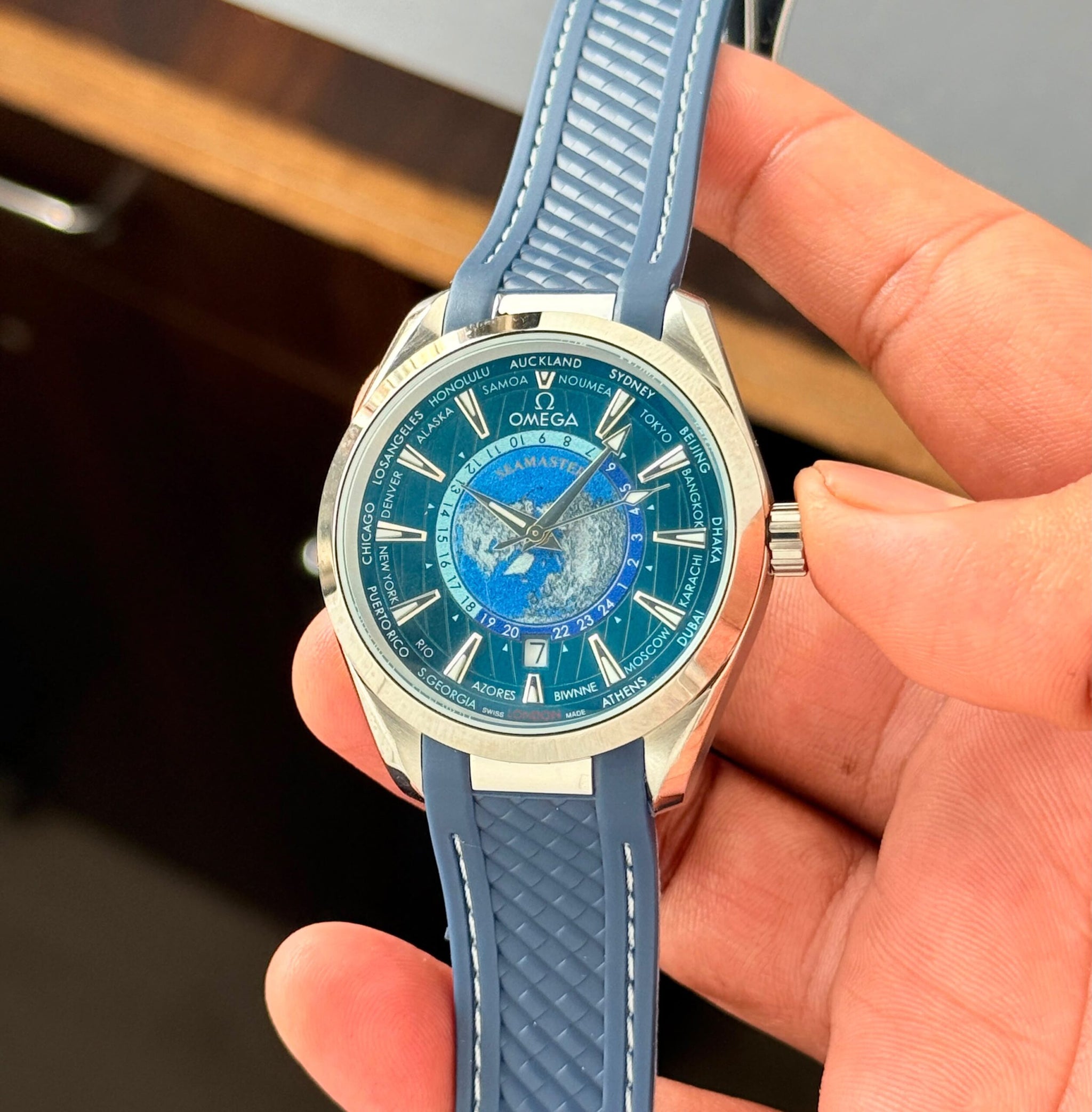 Omega Seamaster Aqua Terra Worldmap Automatic