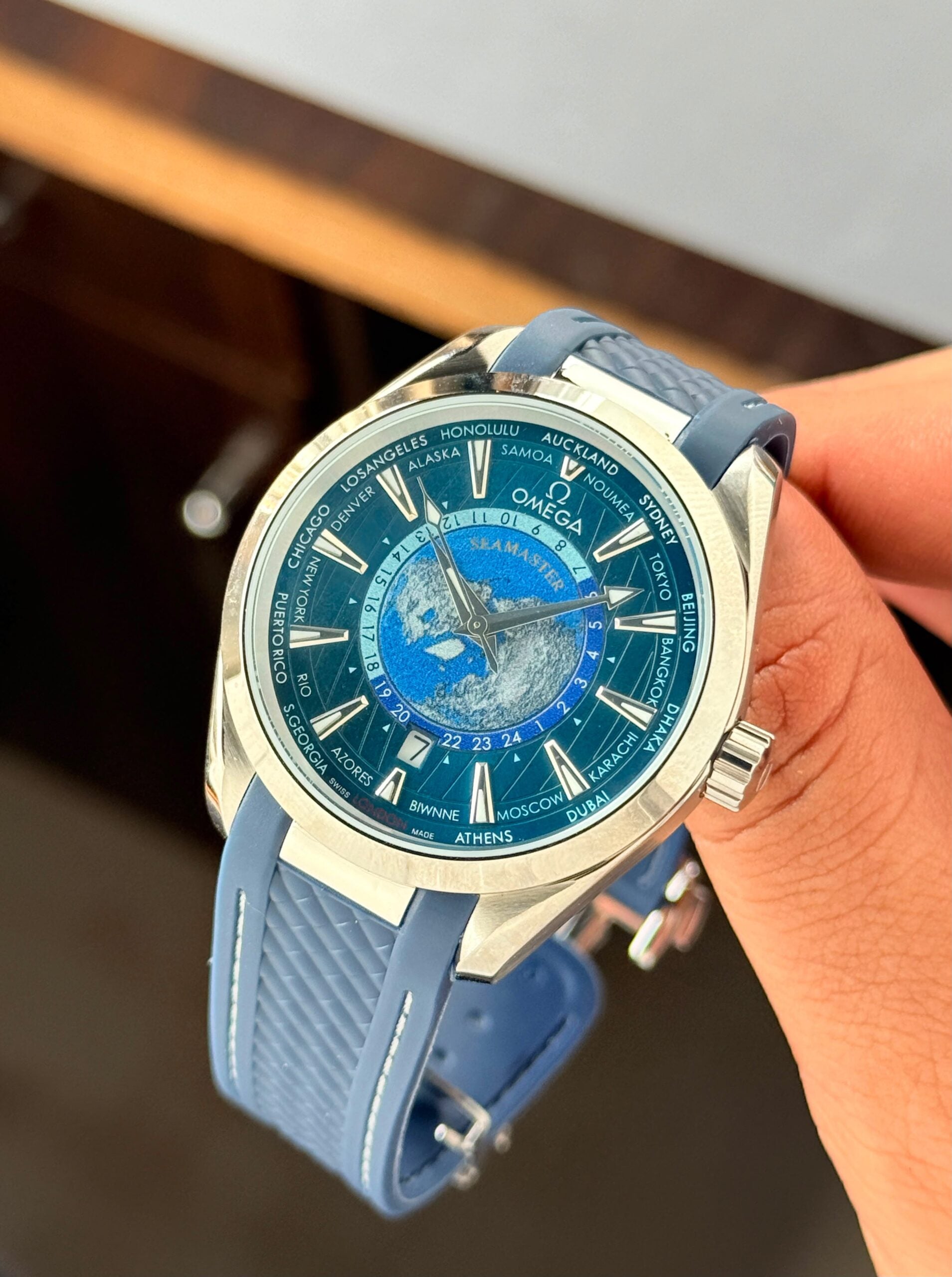 Omega Seamaster Aqua Terra Worldmap Automatic