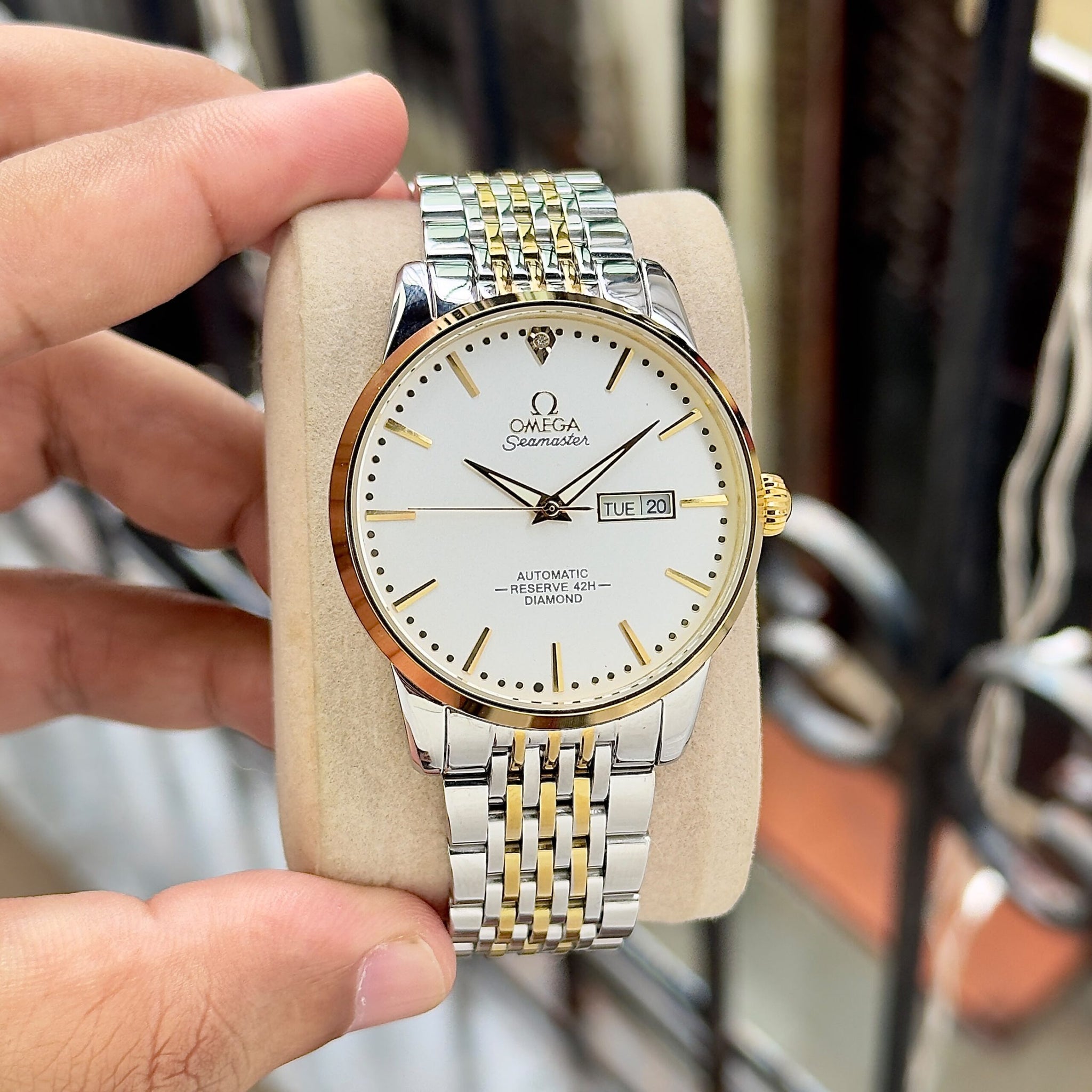 Omega Seamaster Automatic White Dial