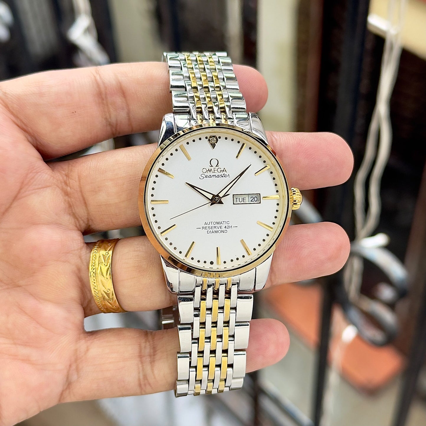 Omega Seamaster Automatic White Dial