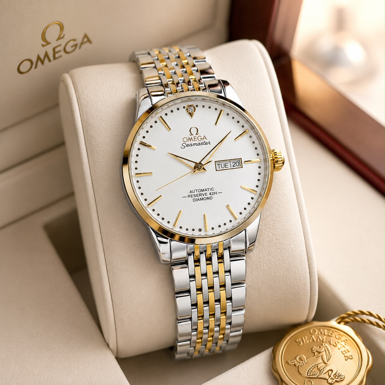 Omega Seamaster Automatic White Dial
