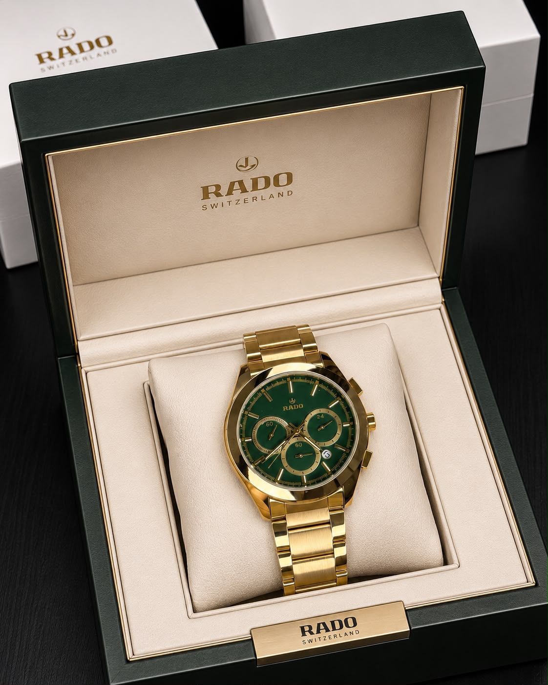 Rado Hyper Chrome Green Dial Quartz