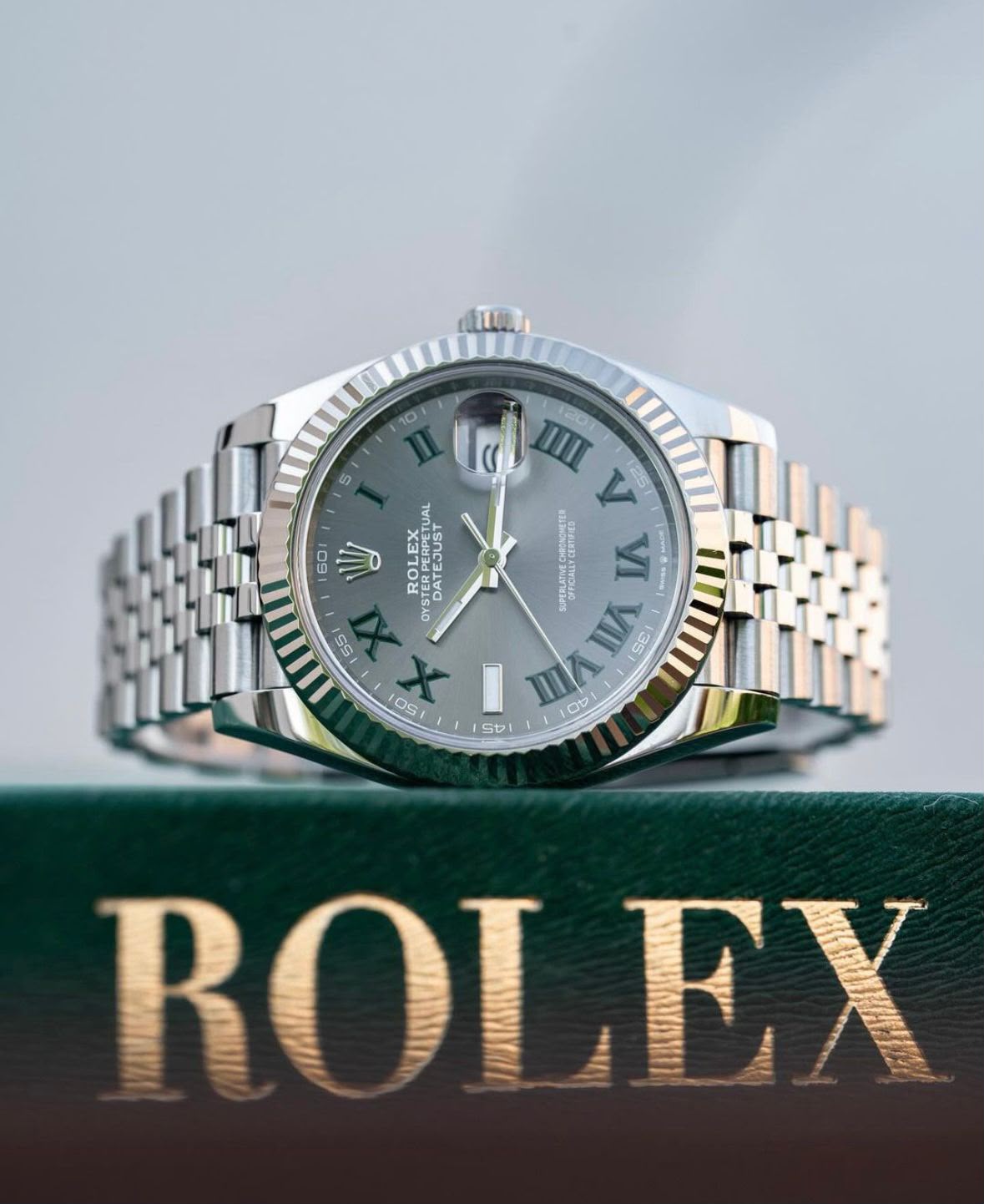 Rolex Oyster Perpetual Grey Dial Automatic