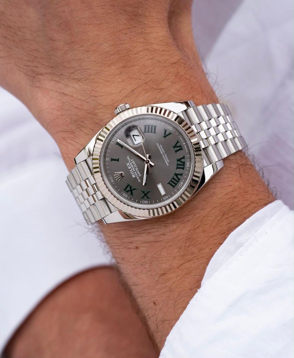 Rolex Oyster Perpetual Grey Dial Automatic