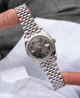 Rolex Oyster Perpetual Grey Dial Automatic