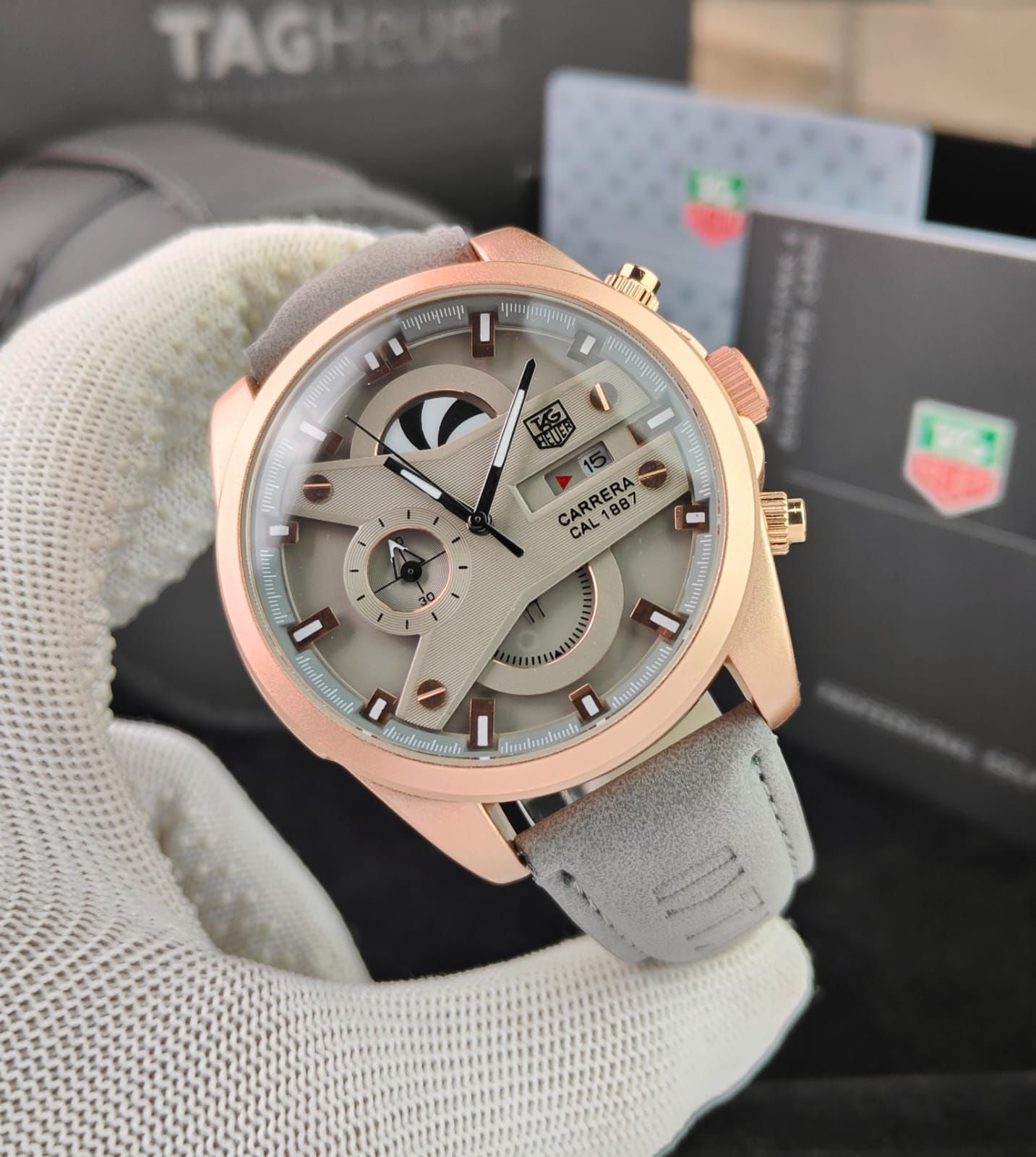 Tag Heuer CR7 Grey Dial Chronograph