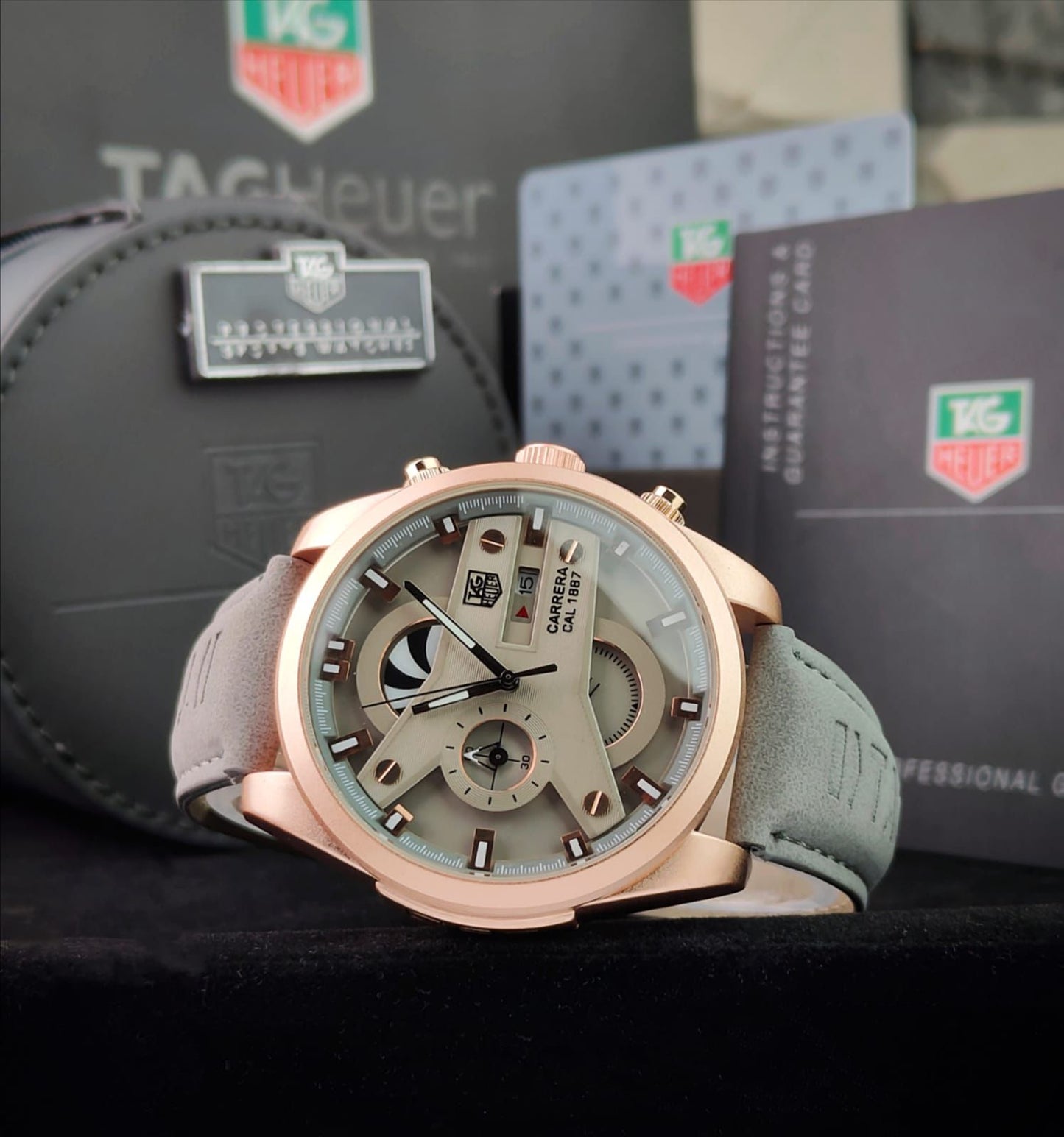 Tag Heuer CR7 Grey Dial Chronograph