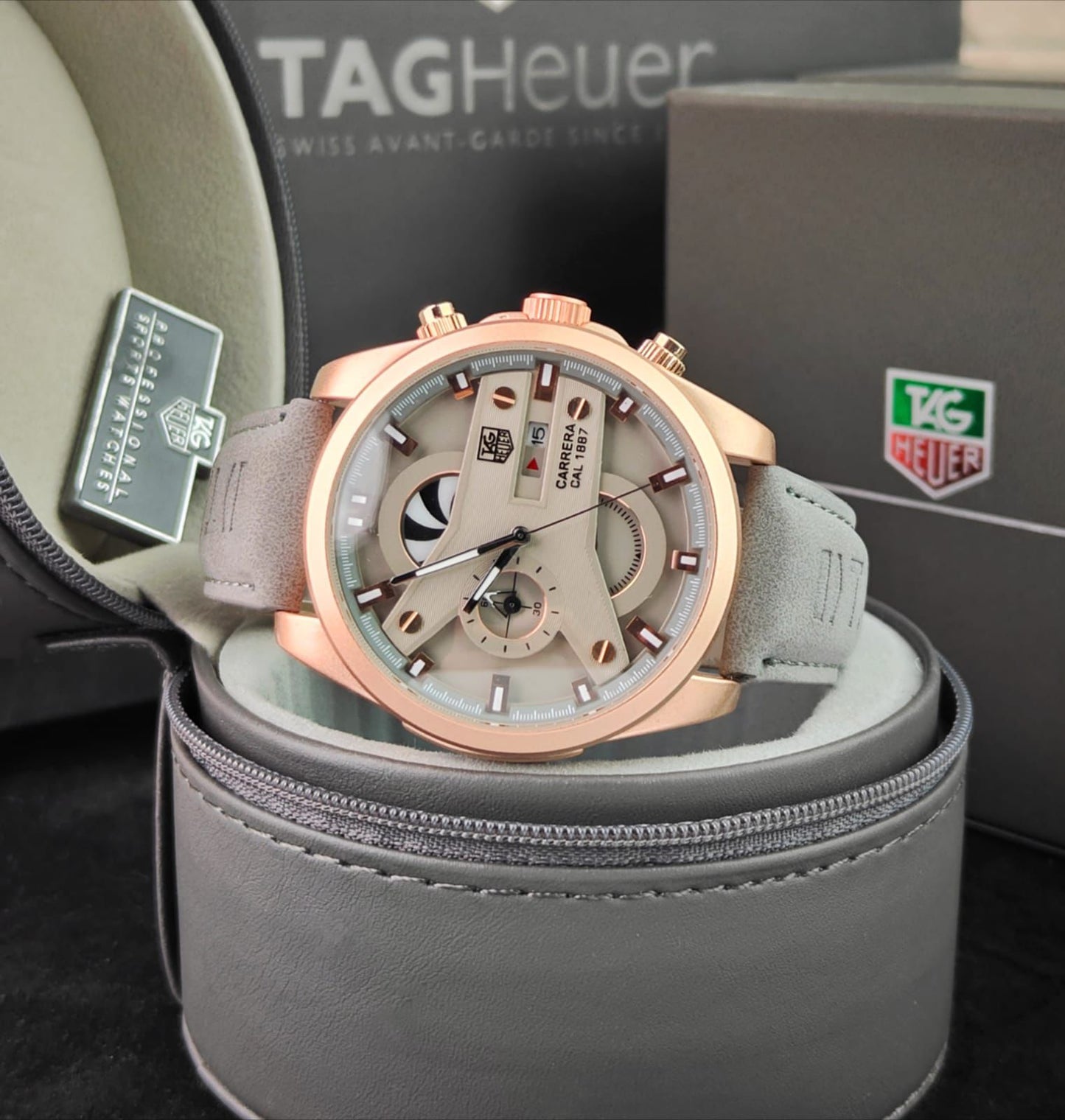 Tag Heuer CR7 Grey Dial Chronograph