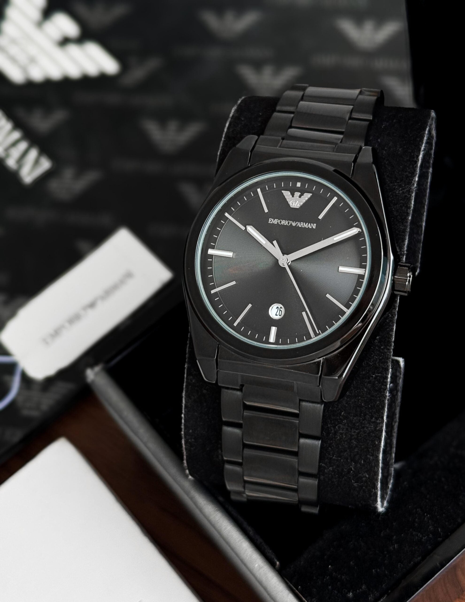 Emporio Armani Black Dial Quartz