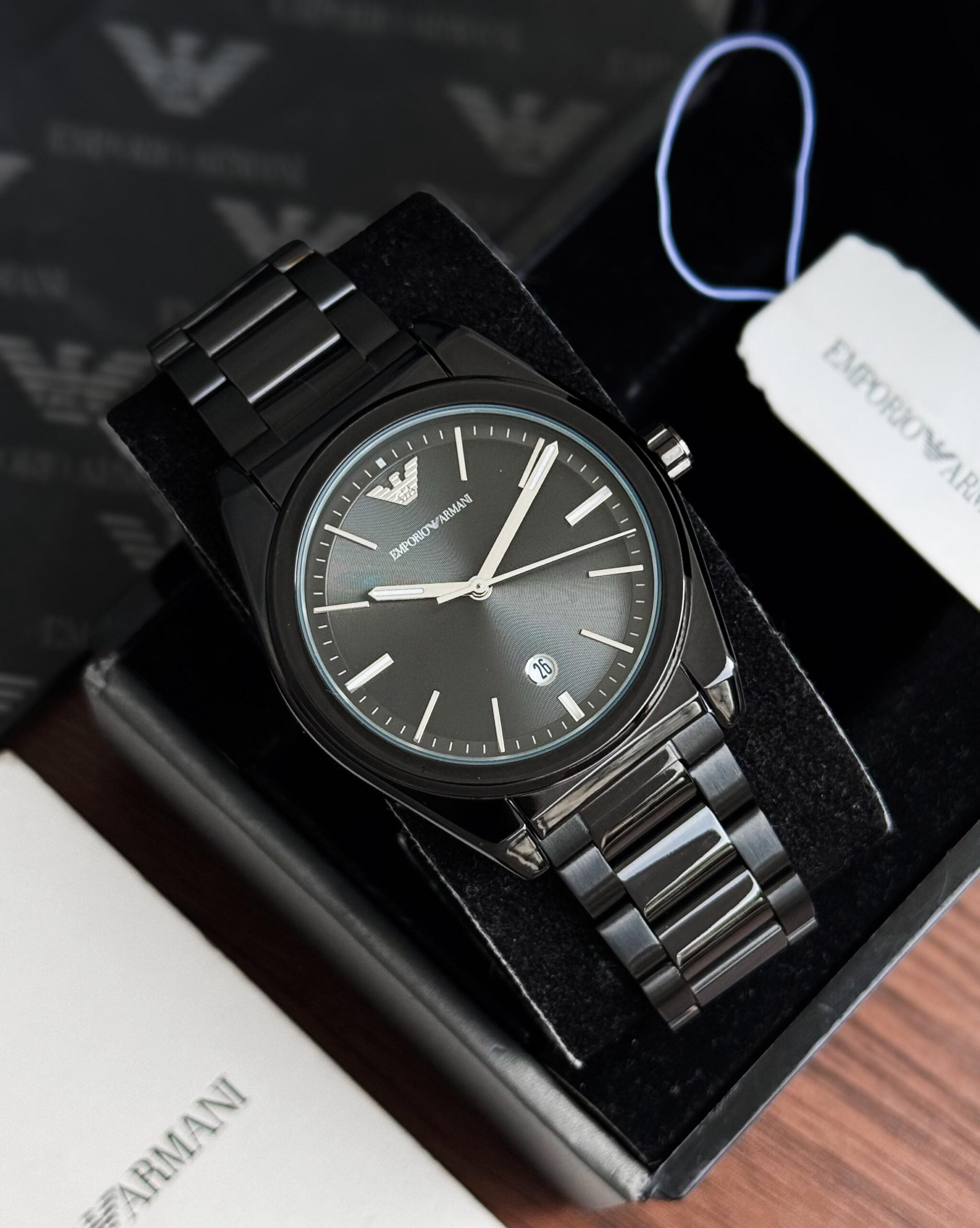 Emporio Armani Black Dial Quartz