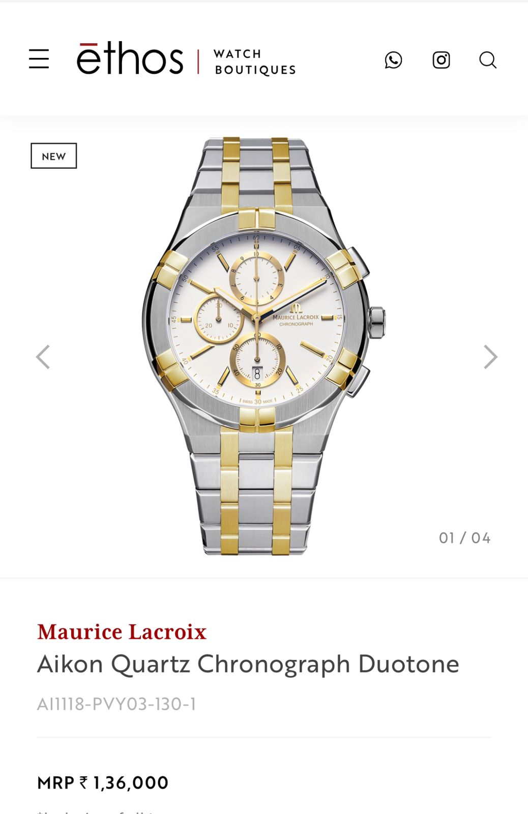 Maurice Lacroix Aikon Sub-Dial Quartz