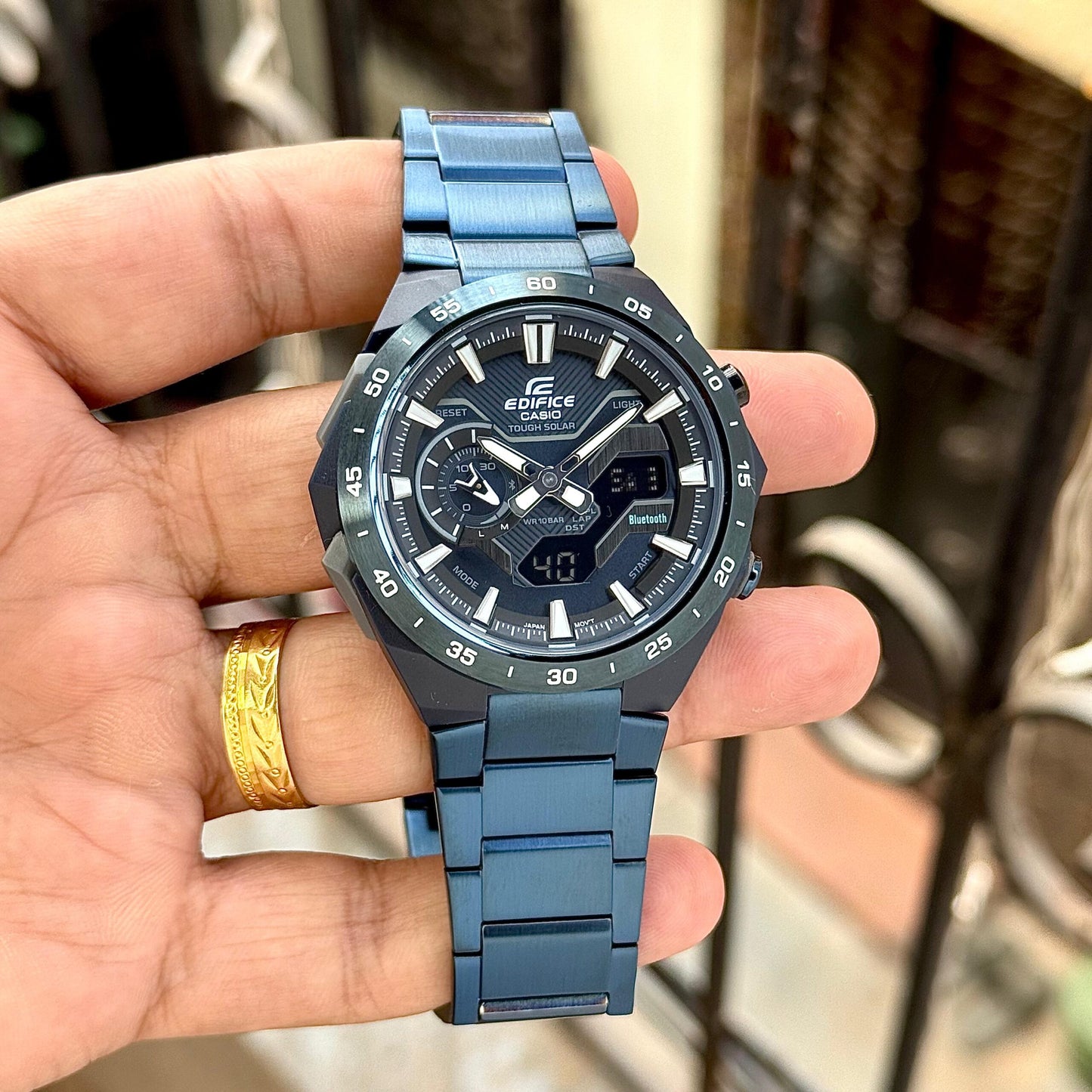 Edifice Casio Deep Blue Windflow Series
