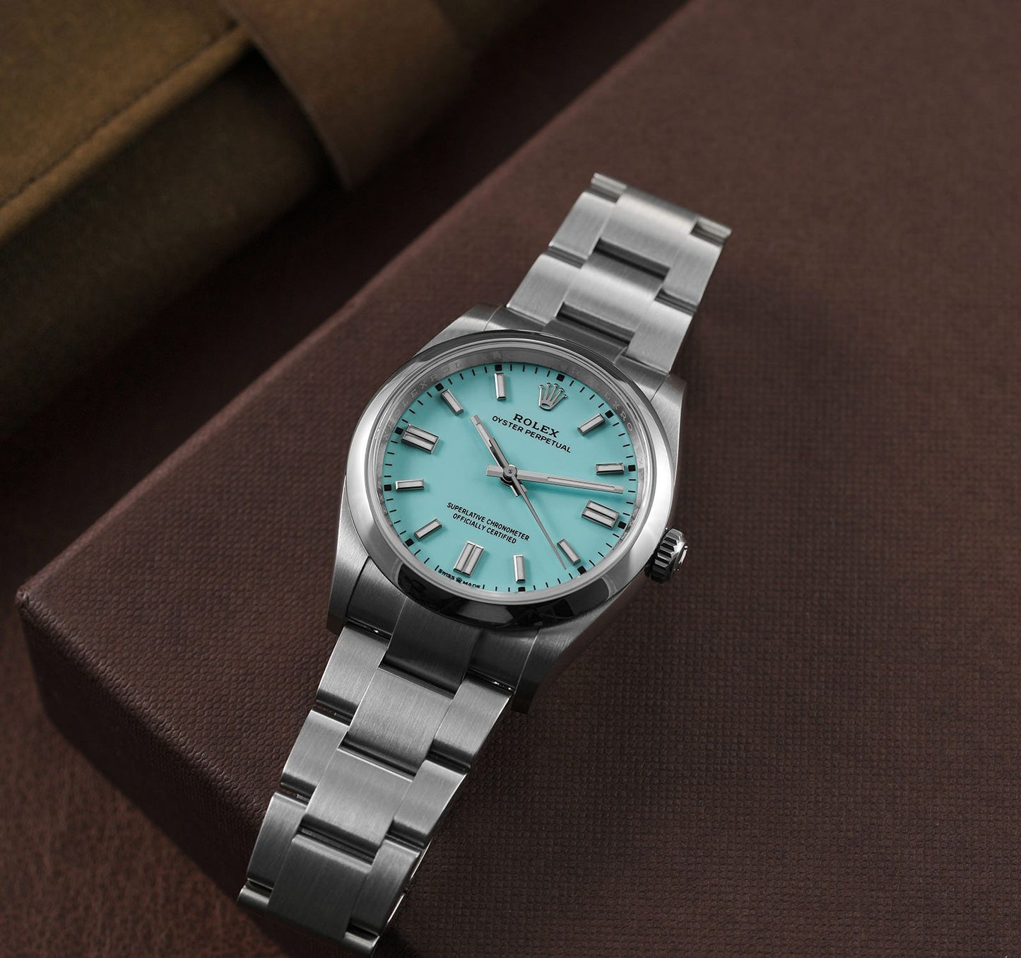 Rolex Oyster Perpetual Tiffany Dial Automatic
