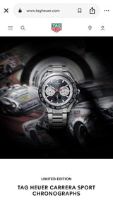 Tag Heuer Black Analog Dial Quartz
