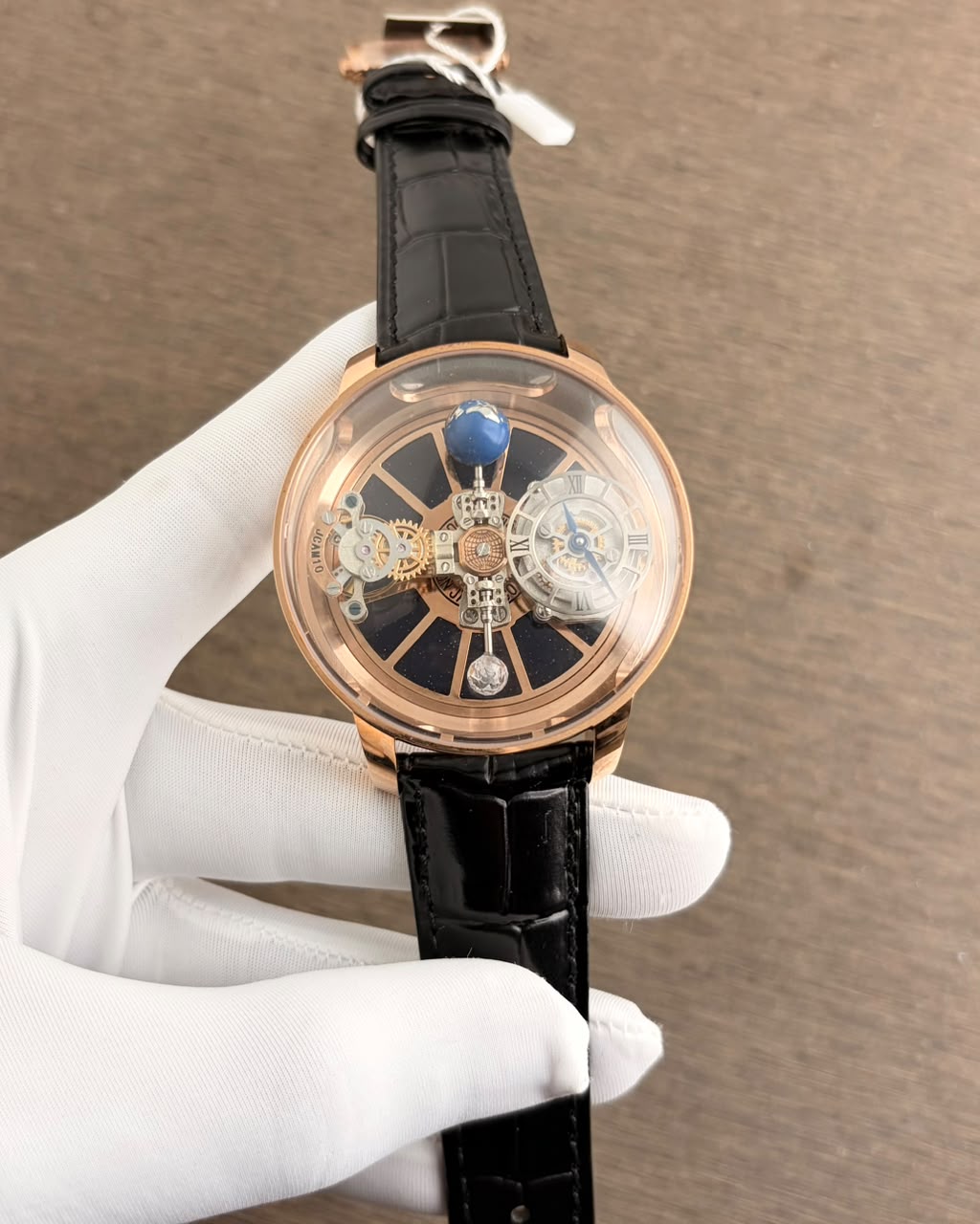 Jacob &amp; Co. Earth Edition Skeleton Dial Quartz