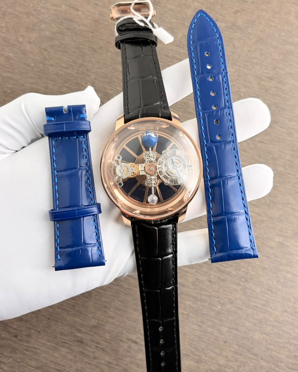 Jacob &amp; Co. Earth Edition Skeleton Dial Quartz