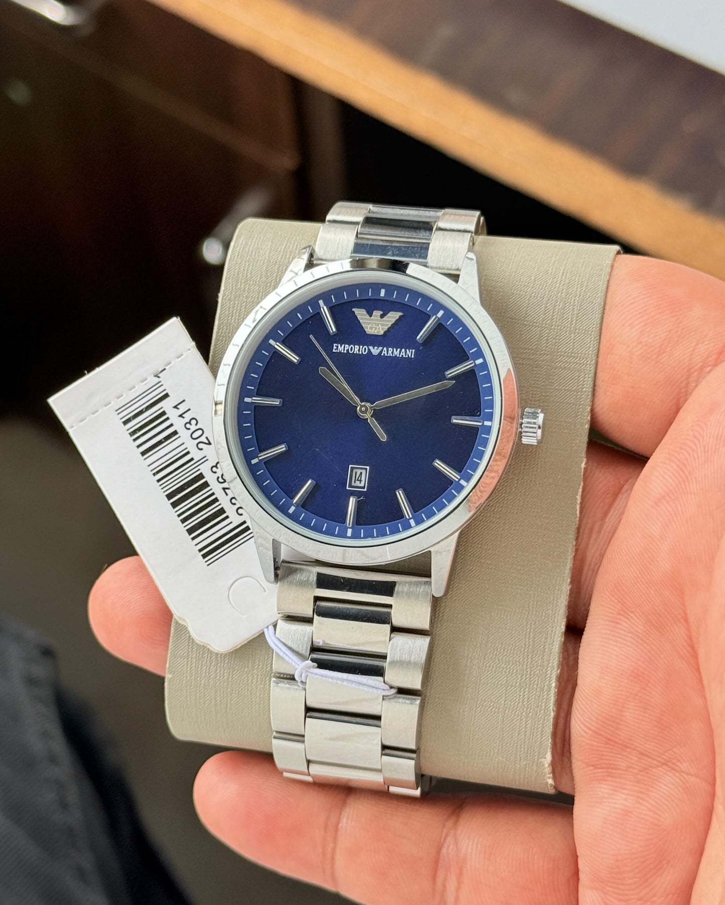 Emporio Armani Renato Series Blue Dial