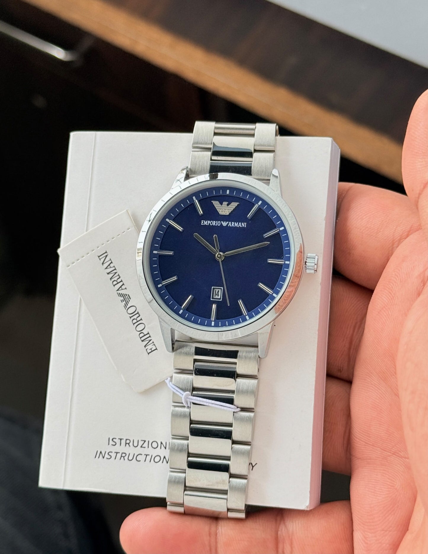 Emporio Armani Renato Series Blue Dial