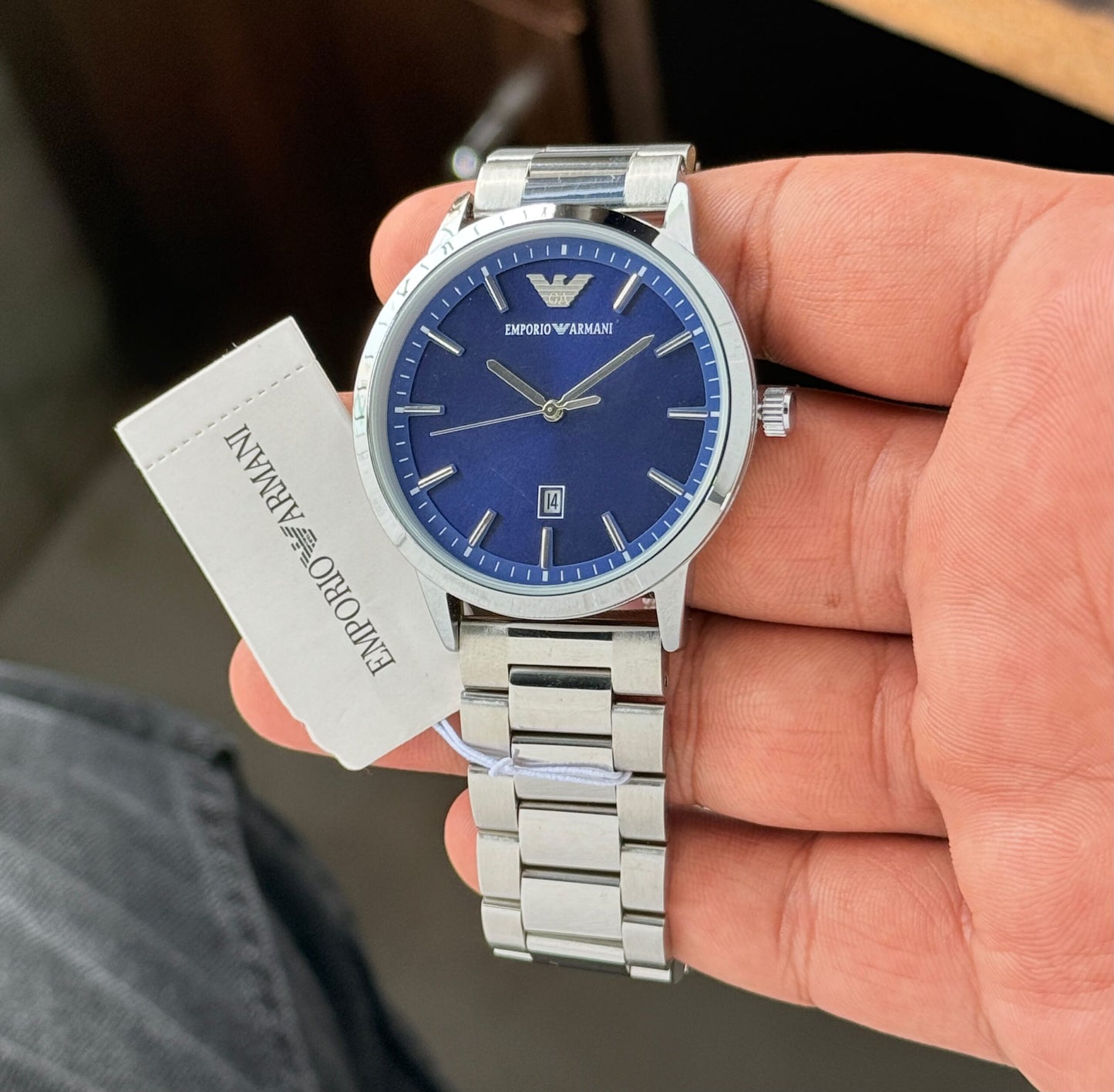 Emporio Armani Renato Series Blue Dial