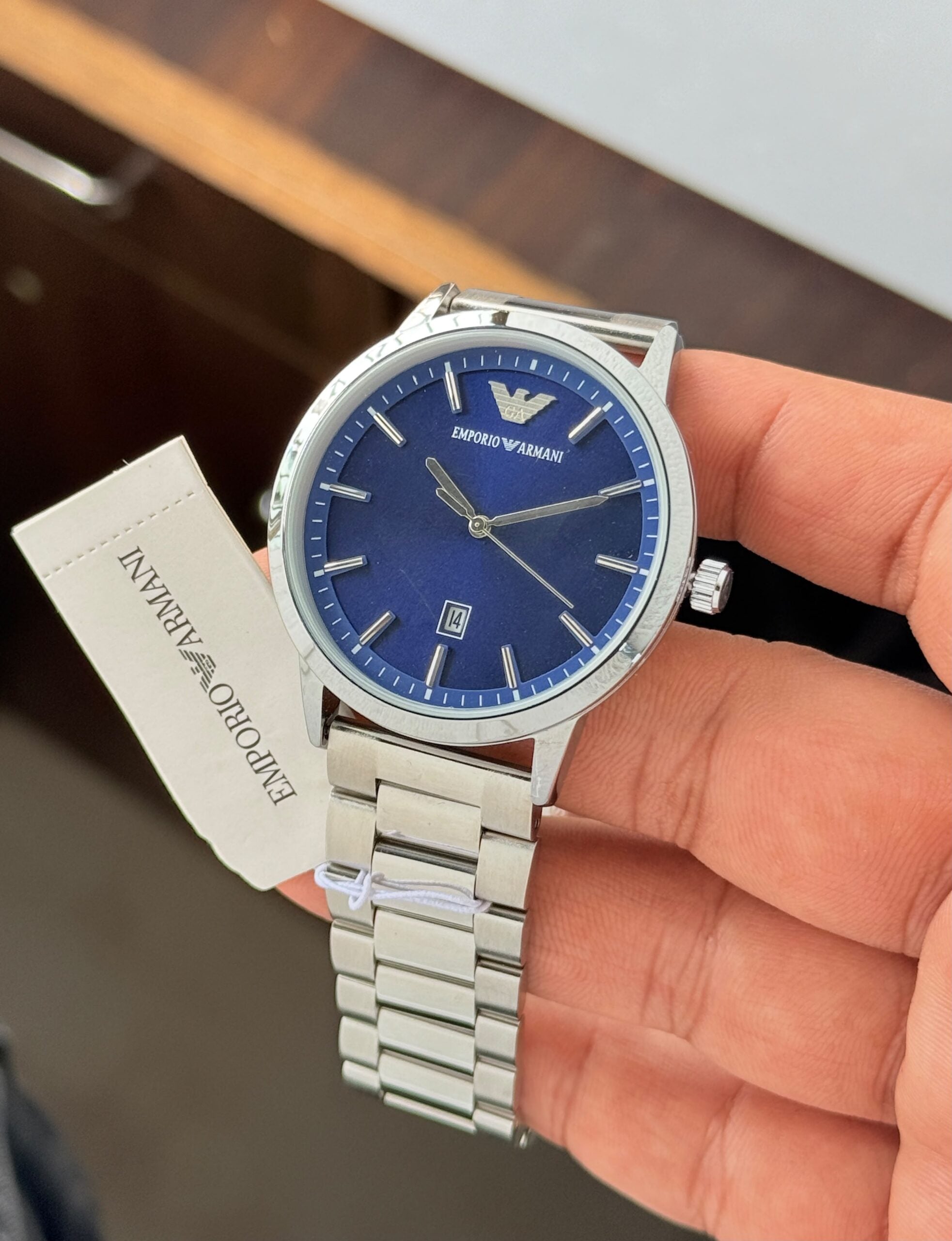 Emporio Armani Renato Series Blue Dial