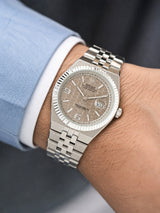 Rolex Grey Textured Dial Quartz