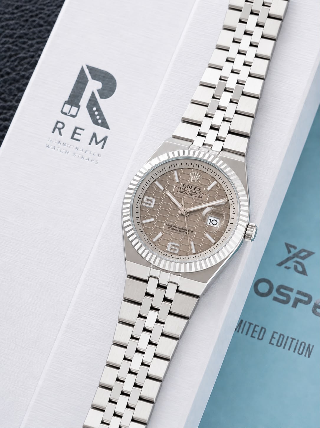 Rolex Grey Textured Dial Quartz