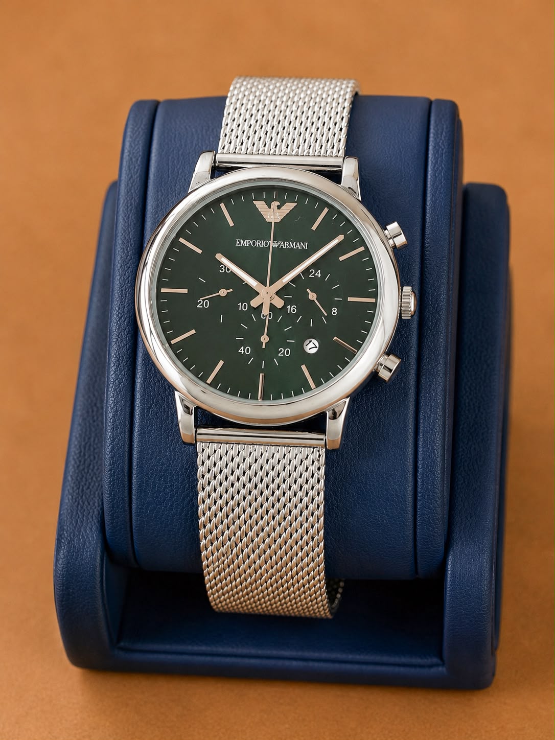 Emporio Armani Green Sunburst Dial Quartz