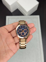 Rado Rosegold Blue Dial Chronograph